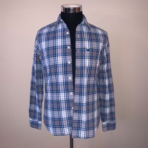 NWT Men’s American Eagle Button Up • Athletic Fit